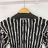 イッセイミヤケ ISSEY MIYAKE ストライププリーツデザインカットソー レディース JPN:L