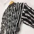 イッセイミヤケ ISSEY MIYAKE ストライププリーツデザインカットソー レディース JPN:L