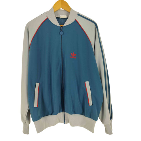 アディダス adidas 80S 台湾製 トレフォイルロゴ トラックジャケット メンズ import:XL