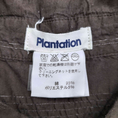 プランテーション Plantation ギャザーデザイン シャツジャケット レディース JPN:M