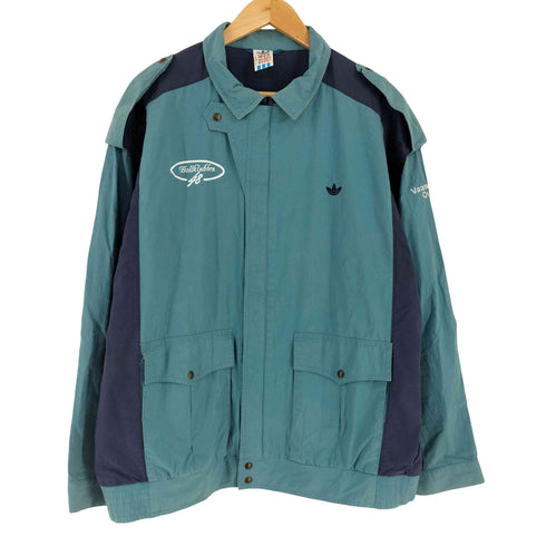 アディダス adidas 80S 西ドイツ製 エポレット付き クラブチーム比翼ジャケット メンズ