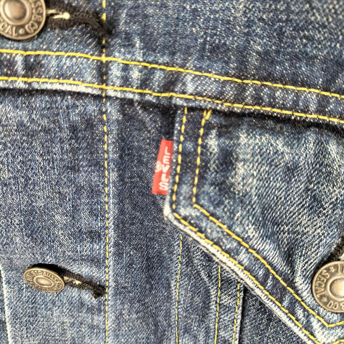 リーバイス Levis 95年製 ボタン裏J22 71557 3rd サード デニムトラッカージャケット メンズ US:38