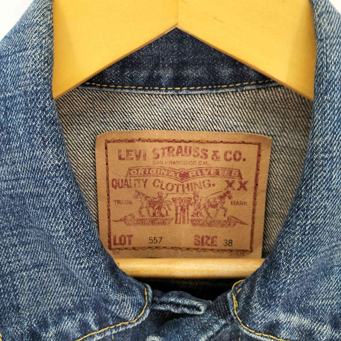 リーバイス Levis 95年製 ボタン裏J22 71557 3rd サード デニムトラッカージャケット メンズ US:38