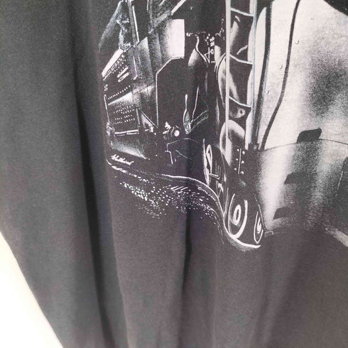 フルーツオブザルーム FRUIT OF THE LOOM 90s 鉄道会社 グラフィックプリントTシャツ メンズ XL
