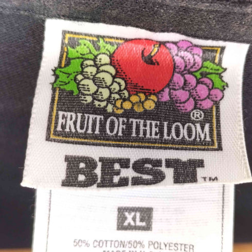 フルーツオブザルーム FRUIT OF THE LOOM 90s 鉄道会社 グラフィックプリントTシャツ メンズ XL