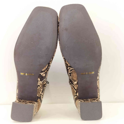 メゾンスペシャル MAISON SPECIAL VEGAN LEARHER SHORT BOOTS ヴィ―ガン レザー ショートブーツ レディース 36