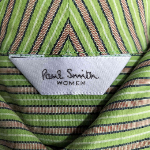 ポールスミス Paul Smith ストライプ L/S コットンシャツ レディース