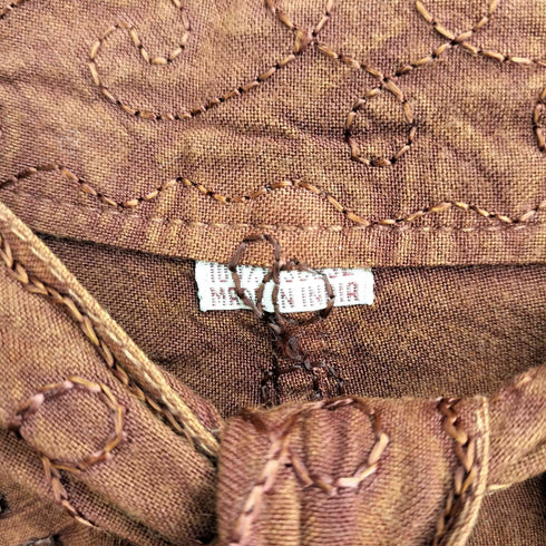 刺繍ステッチデザインラップスカート レディース