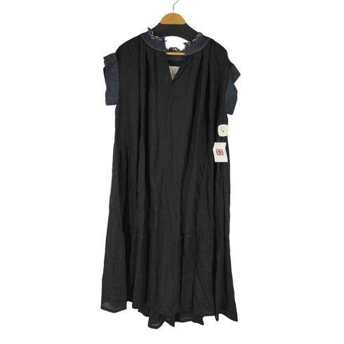 BOUTIQUE TOKYO DRESS デニム切替 リネンワンピース レディース