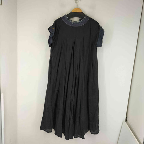BOUTIQUE TOKYO DRESS デニム切替 リネンワンピース レディース