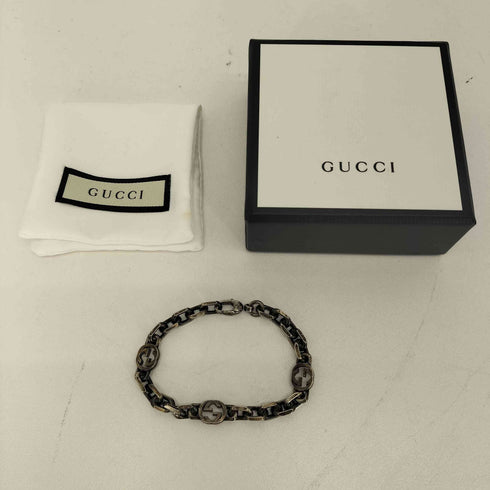 グッチ GUCCI インターロッキング G ブレスレット メンズ