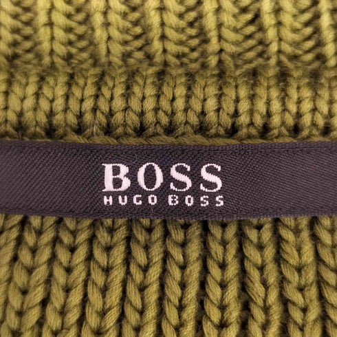 ボスヒューゴボス BOSS HUGO BOSS リブ編み ダブルジップ ドライバーズニット レディース import:XS