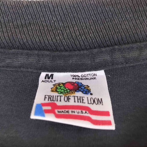 フルーツオブザルーム FRUIT OF THE LOOM 80s スカルプリントTシャツ メンズ M