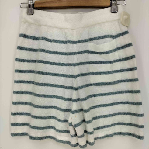 ジェラートピケ gelato pique もこもこ ボーダーショートパンツ レディース ONE SIZE