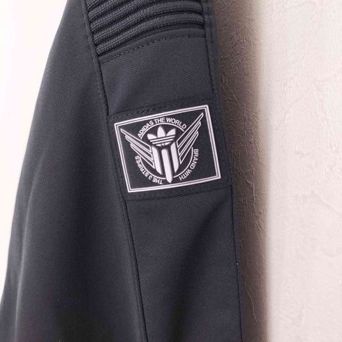 アディダス adidas 90S デサント製 ネックロゴ トラックジャケット メンズ import:L