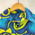 80-90S 総柄 ハワイアン S/S アロハ シャツ 襟芯 短丈 ボックス メンズ