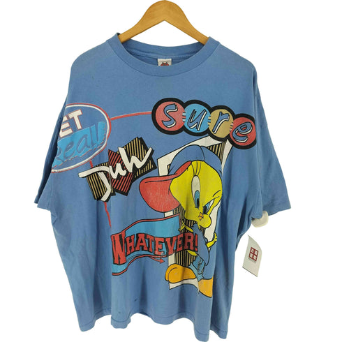 90s アメコミ キャラクタープリント Tシャツ メンズ