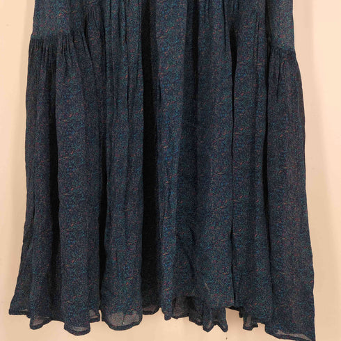 イザベルマラン ISABEL MARANT マルチカラー 総柄 モザイク レーヨン L/S ワンピース レディース JPN:34