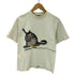 クレイジーシャツ CRAZY SHIRTS 90S USA製 猫 ネコ キャット プリント S/S Tシャツ メンズ import:S