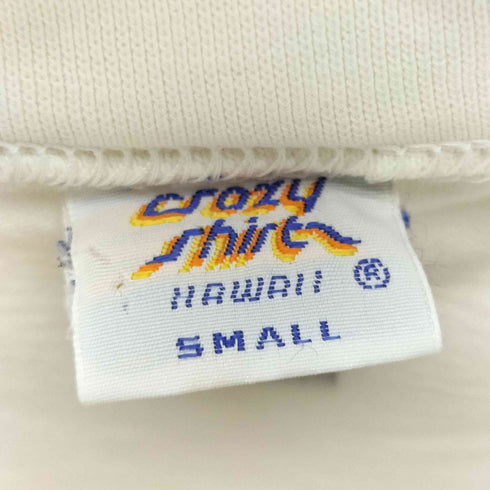 クレイジーシャツ CRAZY SHIRTS 90S USA製 猫 ネコ キャット プリント S/S Tシャツ メンズ import:S