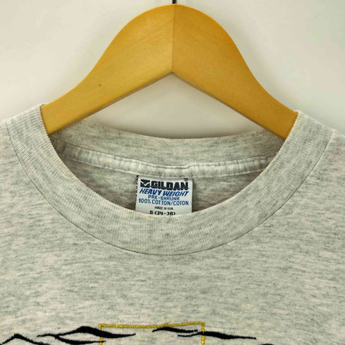 ギルダン GILDAN 90S ボディ USA製 HAWAII ハワイ 刺繍 S/S Tシャツ 霜降り メンズ import:S