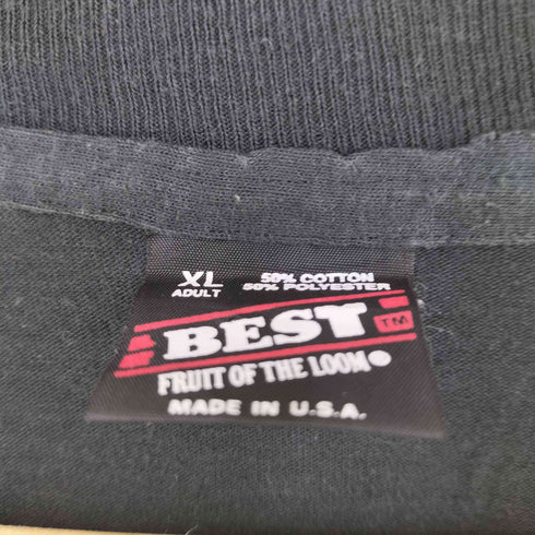 フルーツオブザルーム FRUIT OF THE LOOM 90s ジョーク メッセージプリントTシャツ メンズ XL