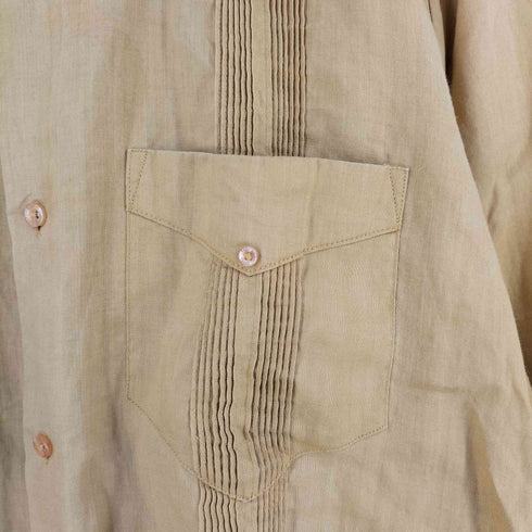 RENATO リネンL/S キューバシャツ メンズ JPN:M
