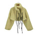 ソリン SORIN Synthetic Fur Lace-up Cardigan レディース JPN:38
