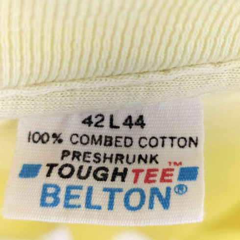 ベルトン BELTON 80s MADE IN USA プリントクルーネックL/S Tシャツ メンズ 42L44