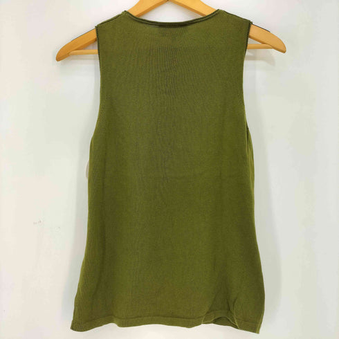 マックスマーラ MAX MARA イタリア製 銀タグ コットン タンクトップ レディース import:M