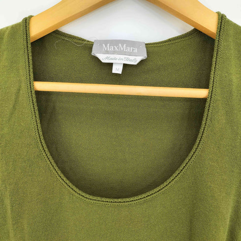 マックスマーラ MAX MARA イタリア製 銀タグ コットン タンクトップ レディース import:M
