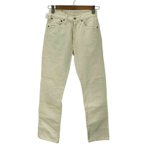 リーバイス Levis 90S ユーロ 501 ストレート デニム パンツ ボタン裏刻印 273 ホワイト レディース W27 L30