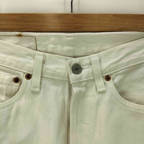 リーバイス Levis 90S ユーロ 501 ストレート デニム パンツ ボタン裏刻印 273 ホワイト レディース W27 L30