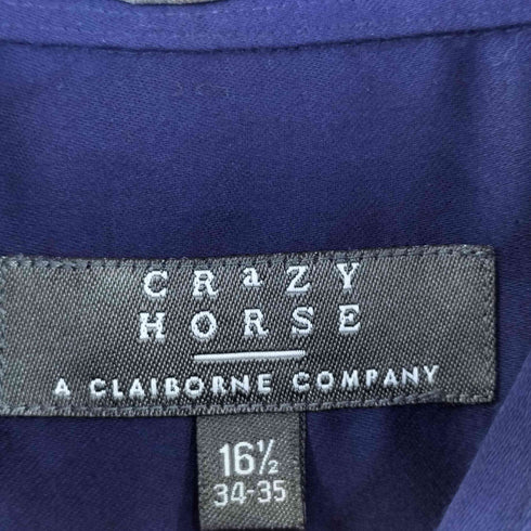 クレイジーホース CRAZY HORSE コットンポリレギュラーカラーL/S シャツ メンズ 161/2