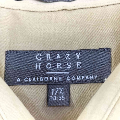 クレイジーホース CRAZY HORSE コットンポリレギュラーカラーL/S シャツ メンズ 171/2