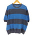 ノーティカ NAUTICA コットンポリ クルーネックS/S ボーダーニット メンズ JPN:M