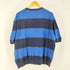 ノーティカ NAUTICA コットンポリ クルーネックS/S ボーダーニット メンズ JPN:M