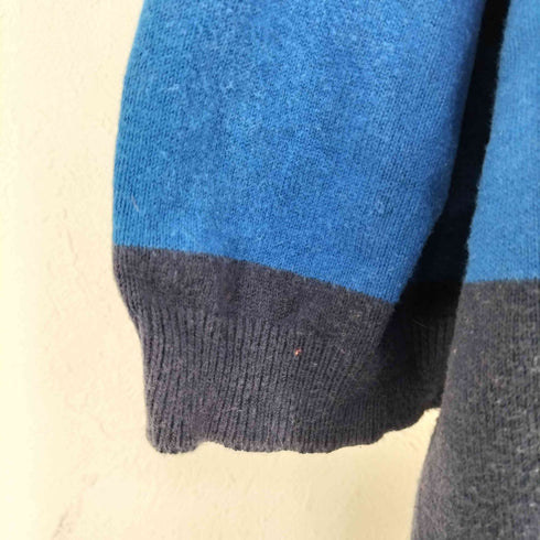 ノーティカ NAUTICA コットンポリ クルーネックS/S ボーダーニット メンズ JPN:M