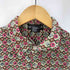 90-00S 絹 シルク 100% 総柄 L/S シャツ メンズ import:M