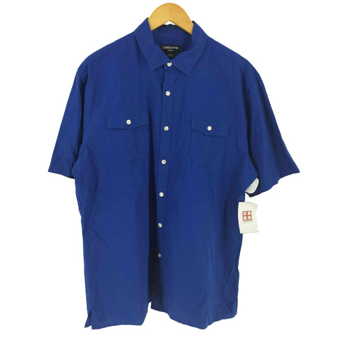 クレイボーン Claiborne 90S SLIM FIT ポケットシャツ メンズ import:XL