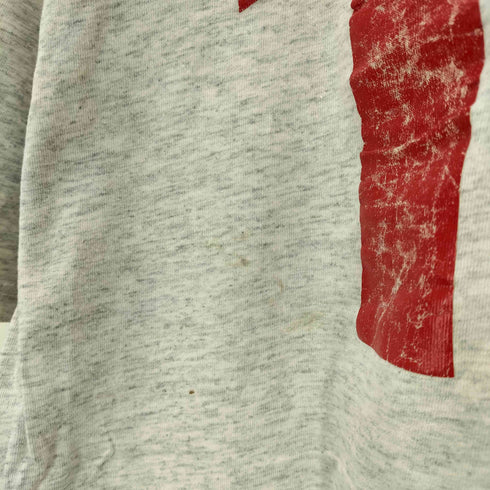 Rick’s AMERICA 90S USA製 霜降り 両面 ラグビー ガール ナンバリング プリント Tシャツ メンズ import:XL