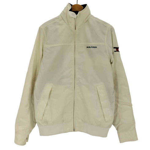 トミーヒルフィガー TOMMY HILFIGER ロゴ刺繍 ジップアップブルゾン メンズ S
