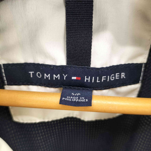 トミーヒルフィガー TOMMY HILFIGER ロゴ刺繍 ジップアップブルゾン メンズ S