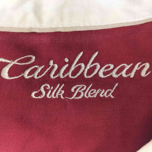 カリビアン Caribbean シルクコットン オープンカラーS/S シャツ メンズ JPN:M