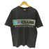CLUB SPORTSWEAR 90S ロゴ 両面 プリント Tシャツ 袖裾 シングルステッチ メンズ import:L