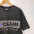 CLUB SPORTSWEAR 90S ロゴ 両面 プリント Tシャツ 袖裾 シングルステッチ メンズ import:L