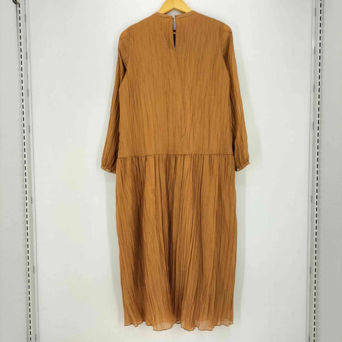 グリーンレーベルリラクシング GREEN LABEL RELAXING FFC プリーツカコウ マキシ ワンピース レディース FREE