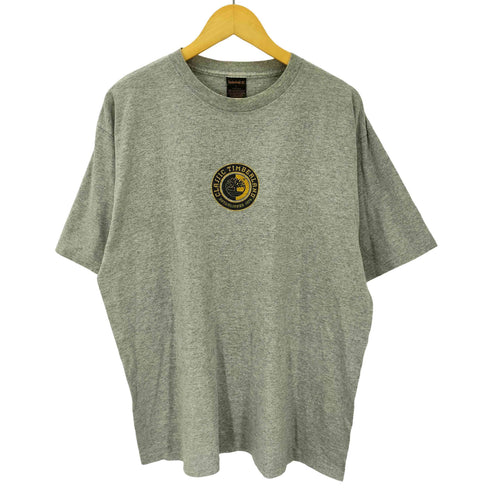 ティンバーランド Timberland 90S OLD USA製 サークル ロゴ S/S Tシャツ 霜降り メンズ import:L