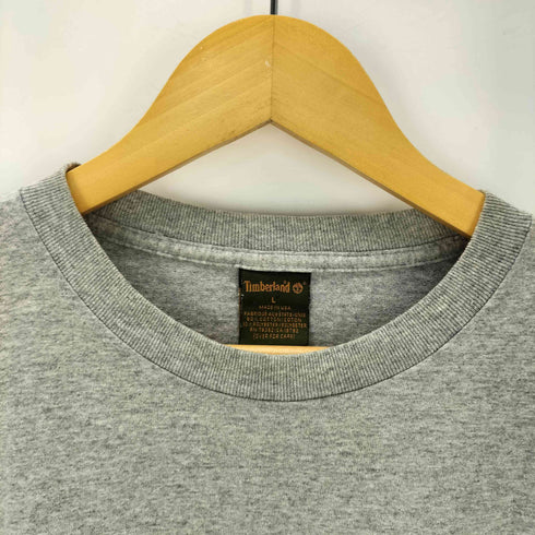 ティンバーランド Timberland 90S OLD USA製 サークル ロゴ S/S Tシャツ 霜降り メンズ import:L