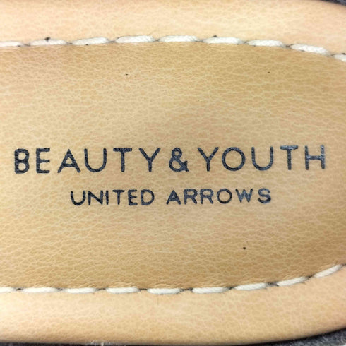 ビューティーアンドユースユナイテッドアローズ BEAUTY & YOUTH UNITED ARROWS Vカットスクエアトゥフラットシューズ レディース JPN:38